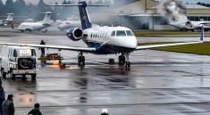 Plane Skids Off