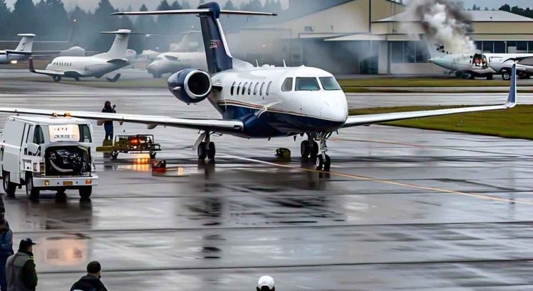 Plane Skids Off