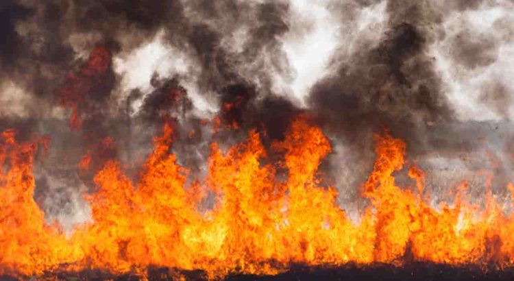 Massive Blaze Strikes