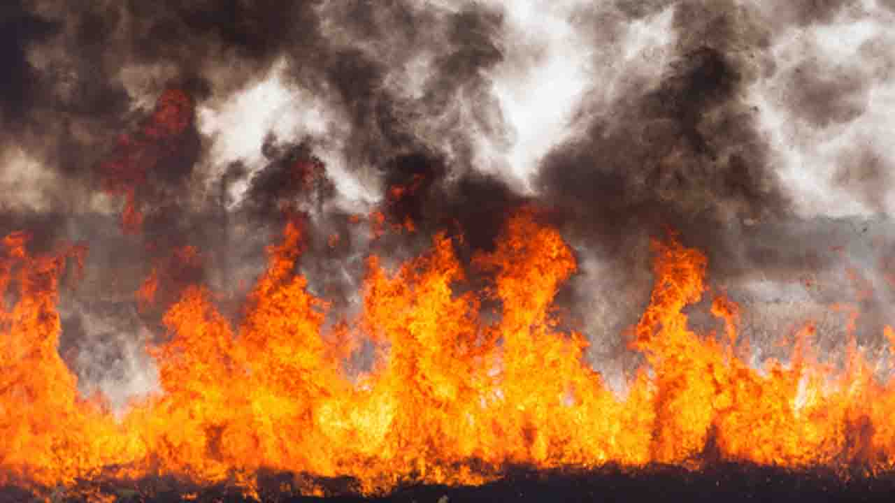 Massive Blaze Strikes